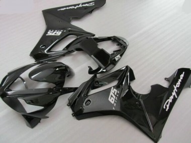 Großhandel Triumph Daytona 675 Triple Motorrad Verkleidung 2006-2008 - Glanzendes Schwarz Matt Schwarz