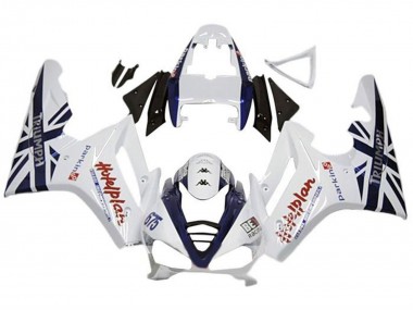 Großhandel Triumph Daytona 675 Triple Motorrad Verkleidung 2009-2012 - Weiss Dunkel Blau
