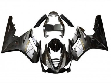 Großhandel Triumph Daytona 675 Triple Motorrad Verkleidung 2009-2012 - Silber Glanzendes Schwarz
