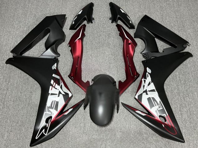 Großhandel Honda CBR650F Motorrad Verkleidung 2014-2016 - Matt Schwarz Rot