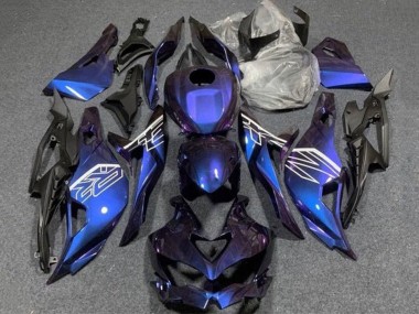 Großhandel Kawasaki ZX4R ZX-4RR Motorrad Verkleidung 2019-2025 - Lila Blau Gradient