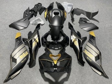 Großhandel Kawasaki ZX4R ZX-4RR Motorrad Verkleidung 2019-2025 - Matt Schwarz Glanzendes Schwarz Grau Gold