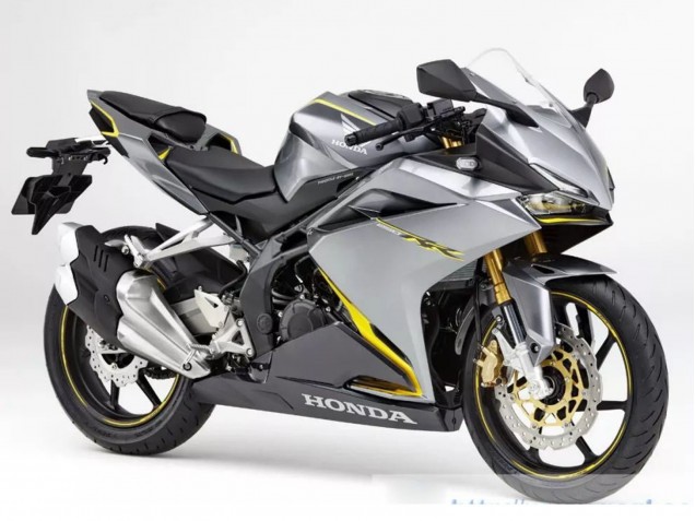 Großhandel Honda CBR250RR Motorrad Verkleidung 2017-2022 - Silber Gelb Matt Schwarz