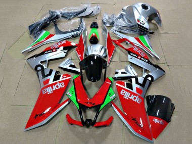 Großhandel Aprilia RS4 50 125 Motorrad Verkleidung 2012-2018 - Silber Rot Grun Glanzendes Schwarz