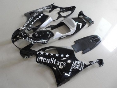 Großhandel Honda VTR1000 Motorrad Verkleidung 2000-2006 - Glanzendes Schwarz Weiss SevenStars
