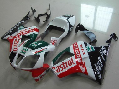 Großhandel Honda VTR1000 Motorrad Verkleidung 2000-2006 - Weiss Rot Grun Glanzendes Schwarz Castrol