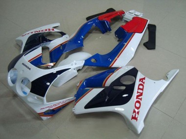 Großhandel Honda CBR250RR MC19 Motorrad Verkleidung 1988-1989 - Weiss Rot Blau Glanzendes Schwarz