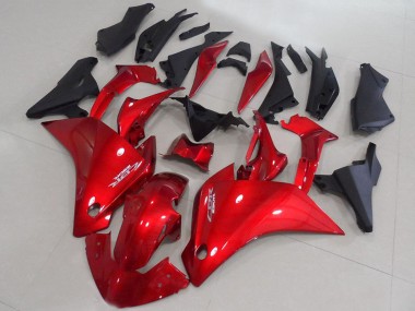 Großhandel Honda CBR250RR Motorrad Verkleidung 2011-2015 - Rot Matt Schwarz