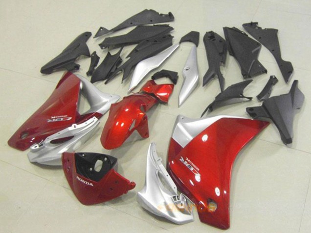 Großhandel Honda CBR250RR Motorrad Verkleidung 2011-2015 - Silber Rot
