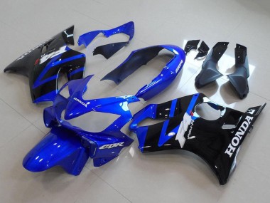 Großhandel Honda CBR600 F4i Motorrad Verkleidung 2004-2007 - Blau Glanzendes Schwarz