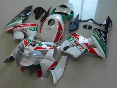 Großhandel Honda CBR600RR Motorrad Verkleidung 2005-2006 - Weiss Rot Grun Castrol 38