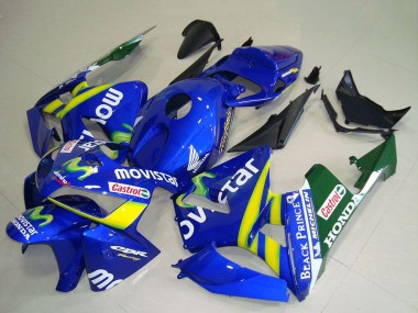 Großhandel Honda CBR600RR Motorrad Verkleidung 2005-2006 - Blau Gelb Grun Weiss MoviStar Rot Castrol