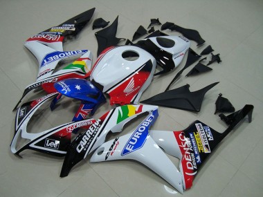 Großhandel Honda CBR600RR Motorrad Verkleidung 2007-2008 - Weiss Rot Blau Glanzendes Schwarz EuroBet