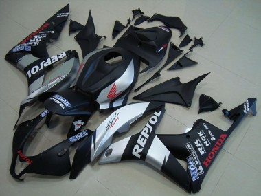 Großhandel Honda CBR600RR Motorrad Verkleidung 2007-2008 - Matt Schwarz Silber Repsol