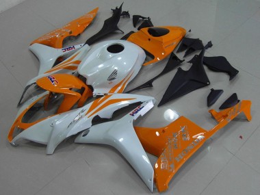 Großhandel Honda CBR600RR Motorrad Verkleidung 2007-2008 - Weiss Orange HRC