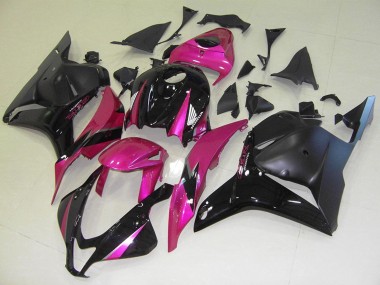 Großhandel Honda CBR600RR Motorrad Verkleidung 2009-2012 - Rosa Glanzendes Schwarz Matt Schwarz