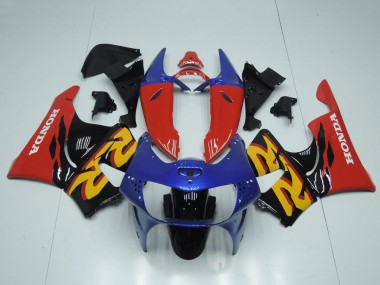 Großhandel Honda CBR900RR 919 Motorrad Verkleidung 1998-1999 - Rot Blau Glanzendes Schwarz