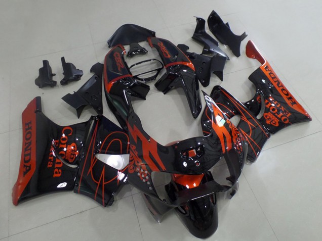 Großhandel Honda CBR900RR 919 Motorrad Verkleidung 1998-1999 - Glanzendes Schwarz Rot Corona
