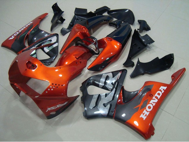 Großhandel Honda CBR900RR 919 Motorrad Verkleidung 1998-1999 - Orange Grau