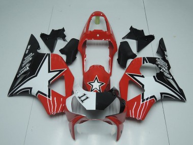 Großhandel Honda CBR900RR 954 Motorrad Verkleidung 2002-2003 - Schwarz Rot Streifen