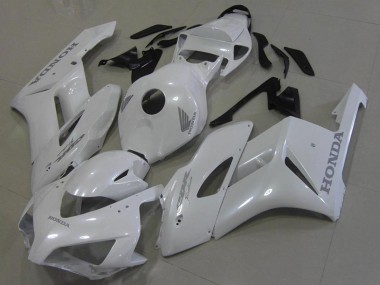 Großhandel Honda CBR1000RR Motorrad Verkleidung 2006-2007 - Weiss mit Silber Aufkleber
