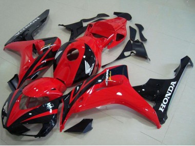 Großhandel Honda CBR1000RR Motorrad Verkleidung Kit 2006-2007 - Rot Glanzendes Schwarz