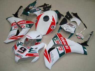 Großhandel Honda CBR1000RR Motorrad Verkleidung 2008-2011 - Weiss Rot Dunkel Grun Castrol No 9