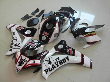 Großhandel Honda CBR1000RR Motorrad Verkleidung 2008-2011 - Weiss Rot Glanzendes Schwarz Playboy