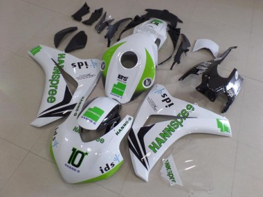 Großhandel Honda CBR1000RR Motorrad Verkleidung 2008-2011 - Weiss Grun Glanzendes Schwarz Hannspree 10