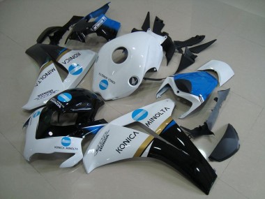 Großhandel Honda CBR1000RR Motorrad Verkleidung 2008-2011 - Weiss Blau Glanzendes Schwarz Konica Minolta