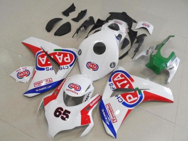 Großhandel Honda CBR1000RR Motorrad Verkleidung 2008-2011 - Weiss Rot Blau Pata 65
