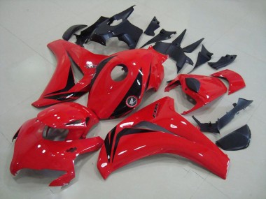 Großhandel Honda CBR1000RR Motorrad Verkleidung Kit 2008-2011 - Rot Glanzendes Schwarz OEM Stil