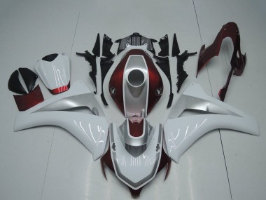 Großhandel Honda CBR1000RR Motorrad Verkleidung 2008-2011 - Weiss Silber Kastanienbraun Rot