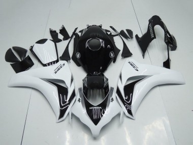 Großhandel Honda CBR1000RR Motorrad Verkleidungen Kit 2008-2011 - Weiss Glanzendes Schwarz