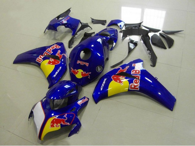 Großhandel Honda CBR1000RR Motorrad Verkleidung 2008-2011 - Blau Gelb Weiss Red Bull