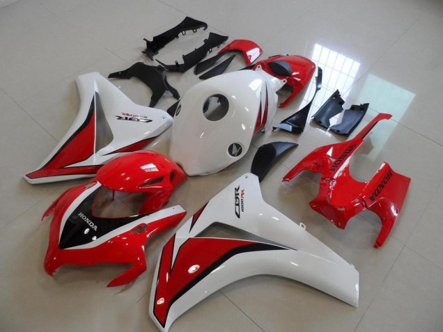 Großhandel Honda CBR1000RR Motorrad Verkleidung 2008-2011 - Weiss Rot Glanzendes Schwarz