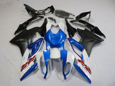 Großhandel BMW S1000RR Motorrad Verkleidung 2015-2016 - Weiss Blau Matt Schwarz