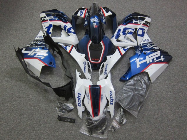 Großhandel BMW S1000RR Motorrad Verkleidung 2015-2016 - Weiss Rot Blau HP Tyco