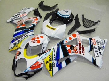 Großhandel Suzuki GSXR 1000 Motorrad Verkleidung 2007-2008 - Weiss Rot Gelb Blau Schwarz Pepe Phone