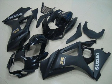 Großhandel Suzuki GSXR 1000 Motorrad Verkleidung 2007-2008 - Glanzendes Schwarz Matt Schwarz Gold OEM Stil