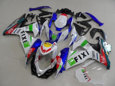 Großhandel Suzuki GSXR 1000 Motorrad Verkleidung 2009-2016 - Weiss Blau Grun Gelb Rot Fixi