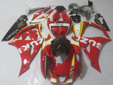 Großhandel Suzuki GSXR 1000 Motorrad Verkleidung 2017-2024 - Rot Gelb Weiss