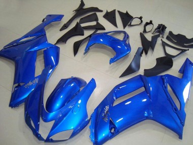 Großhandel Kawasaki ZX6R Abs Motorrad Verkleidungen 2007-2008 - Blau