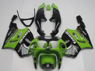 Großhandel Kawasaki ZX7R Motorrad Verkleidung 1996-2003 - Grun Glanzendes Schwarz Monster Elf