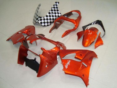 Großhandel Kawasaki ZX9R Motorrad Verkleidung 2000-2001 - Orange
