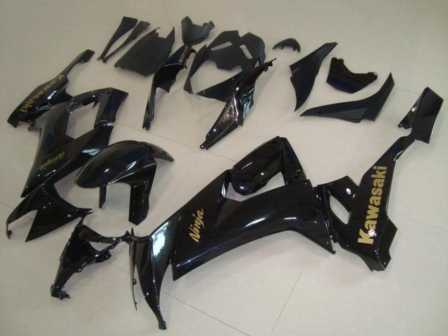 Großhandel Kawasaki ZX10R Motorrad Verkleidung 2008-2010 - Glanzendes Schwarz Gold Aufkleber