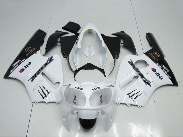 Großhandel Kawasaki ZX12R Motorrad Verkleidung 2000-2001 - Weiss Schwarz Elf Monster