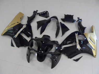 Großhandel Kawasaki ZX12R Motorrad Verkleidung Kit 2002-2006 - Glanzendes Schwarz Gold