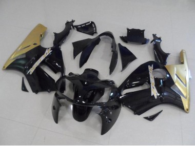 Großhandel Kawasaki ZX12R Motorrad Verkleidung Kit 2002-2006 - Glanzendes Schwarz Gold