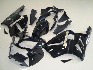 Großhandel Kawasaki ZX12R Motorrad Verkleidung Kit 2002-2006 - Glanzendes Schwarz